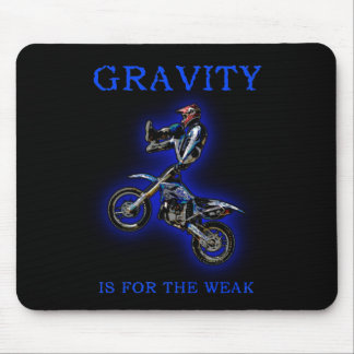 Gravidade Para o Motocross de Moto Fraca Mousepad