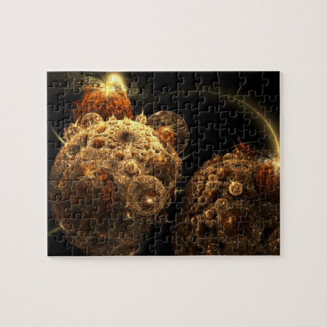 Gravidade - quebra-cabeça da arte do Fractal (Horizontal)