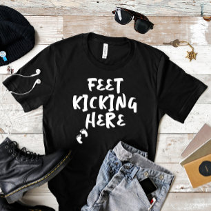 Gravidez humorística, digital branco T-Shirt