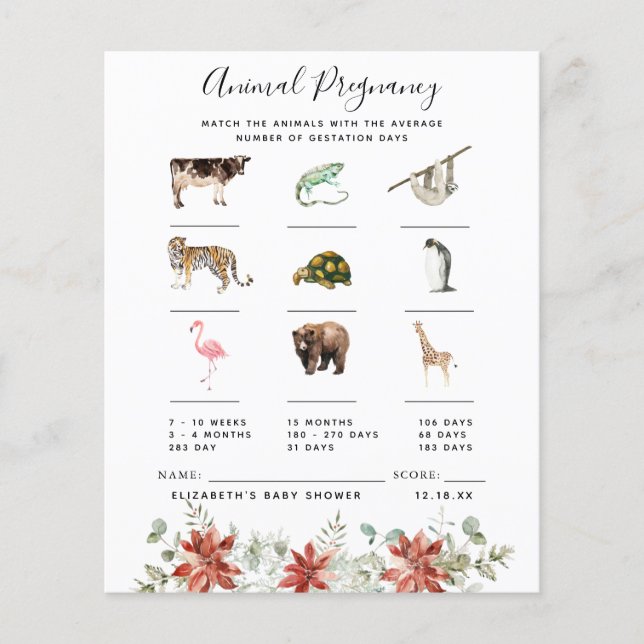 Gravidez | Jogo Chá de fraldas (Frente)