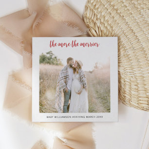 Gravidez Quanto Mais Merrier Cartão de Férias