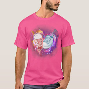 Gravidez T-Shirt rosa ou azul