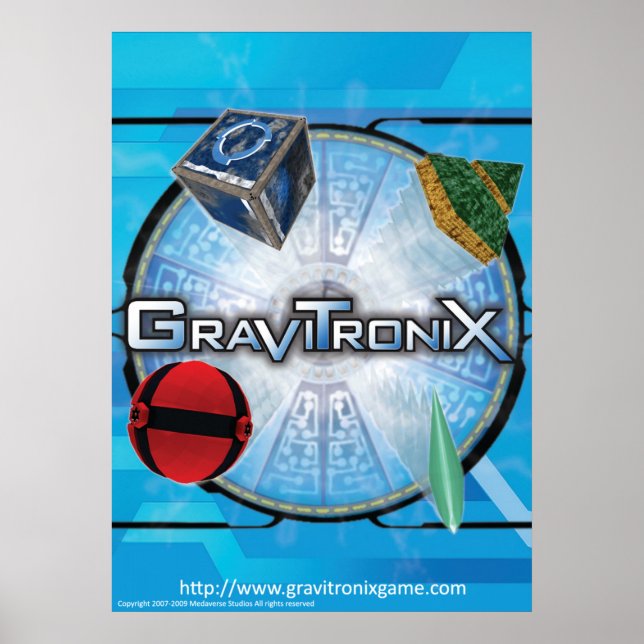 Gravitronix Poster (Frente)