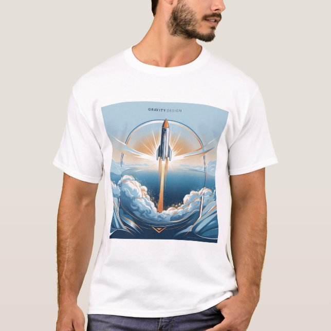 Gravity Defying Rocket T-Shirt (Frente)