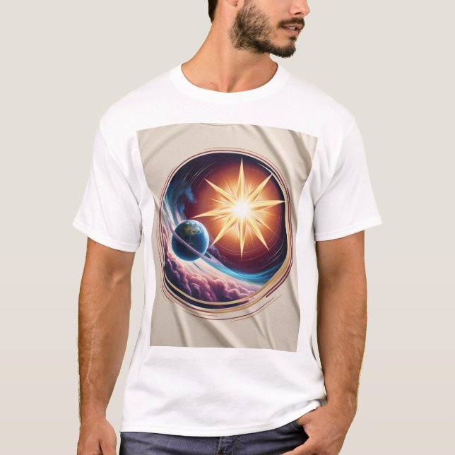 "Gravity Emblem T-Shirt Design (Frente)