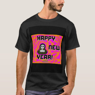 Grays New Year Deseja Camisa Básica Negra Masculin