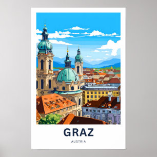 Graz Austria Viagem Impressão