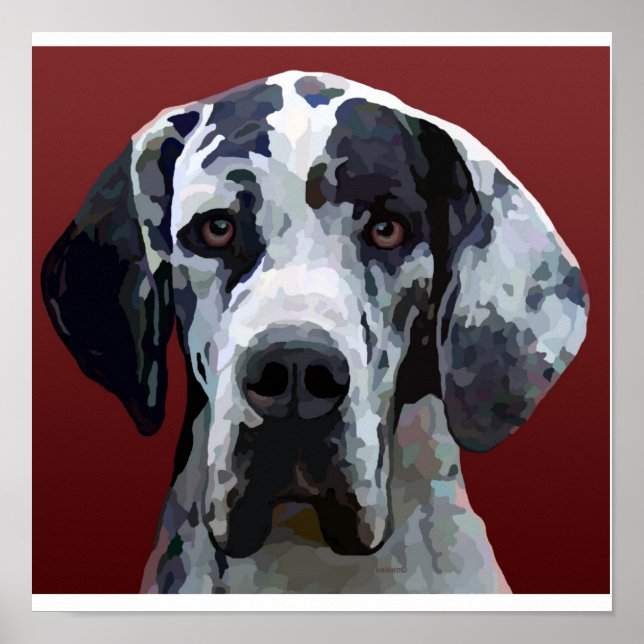 Great Dane Harly Poster 12.5 (Frente)