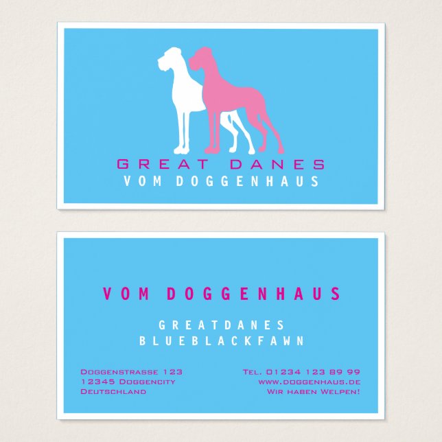 Great Dane minimal limpo (Frente & Verso)