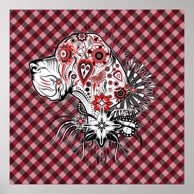 Great Dane Poster (Frente)