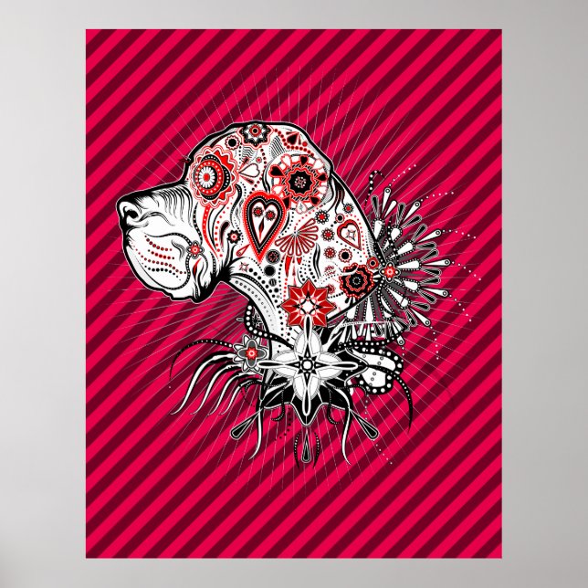 Great Dane Poster (Frente)