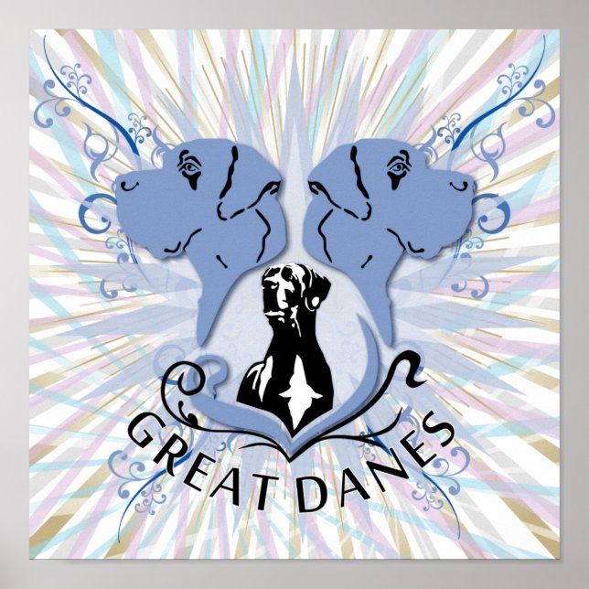 Great Danes poster (Frente)