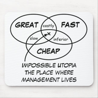Great Fast Cheap - Mousepad