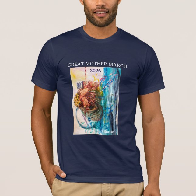 GREAT MOTHER MARCH Rebirth  T-Shirt (Frente)