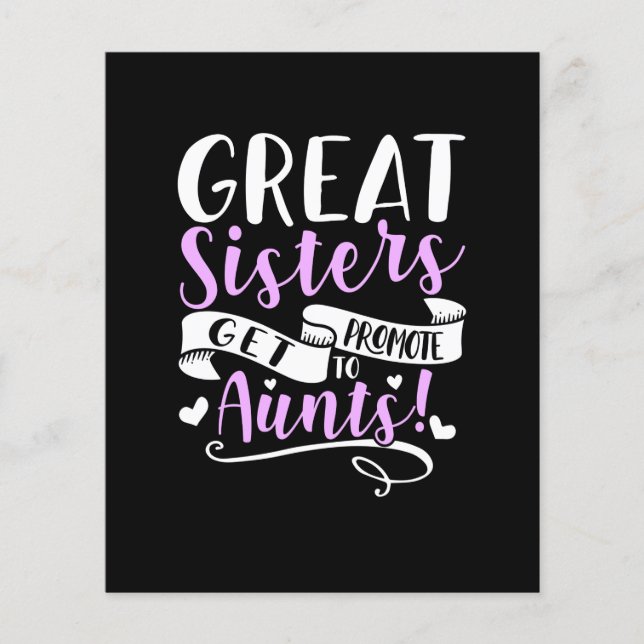 Great Sisters Get Promoted To Aunt (Frente)