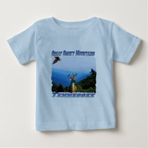 Great Smoky Mountains, t-shirt do bebê de