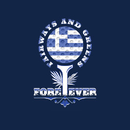 Grécia DE GOLF PADRE MÃE LEAM T-Shirt