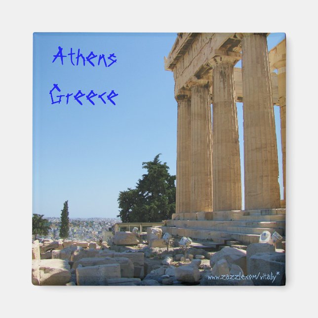 Grécia de íman de Atenas design (Frente)