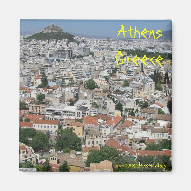 Grécia de íman de Atenas design (Frente)