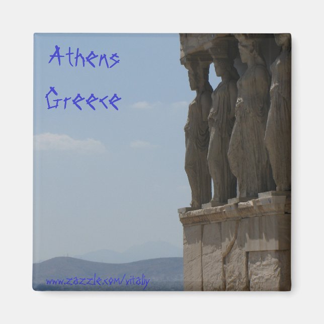 Grécia de íman de Atenas design (Frente)