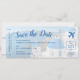 Grécia Destino Casamento Santorini Salvar a Data