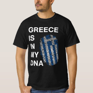Grécia Está No Meu DNA Camiseta Masculina Patrióti