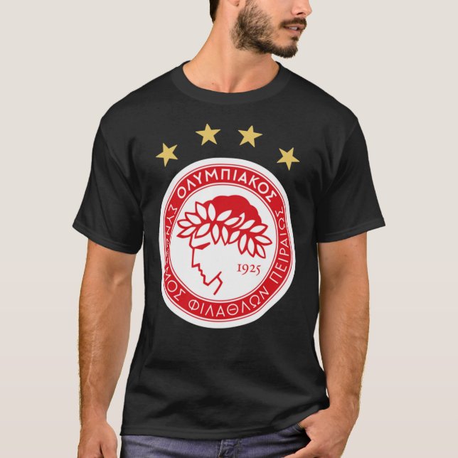 GREECE-OLYMPIACOS FC LOGO Classic T-Shirt (Frente)