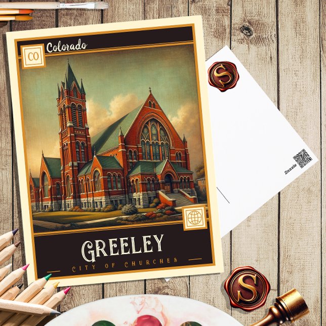 Greeley, Colorado | Cartão Postal Antigo (Criador carregado)