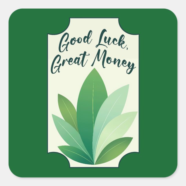 Green Botanical St Patrick’s Day Shirt Autocolante (Frente)