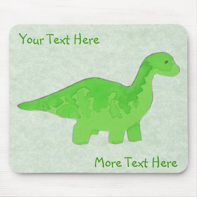 Green Dino Mousepad (Frente)