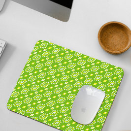 Green Ethnic Pattern Mouse Pad