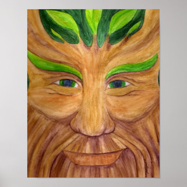 Green Man Poster (Frente)