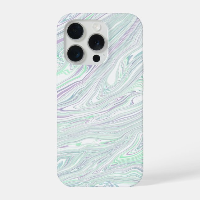 Green Marble Fusion Phone Case (Verso)