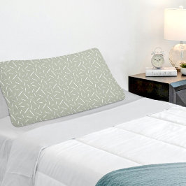 Green Memphis Pattern Pillowcase