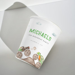 Green Monster Trucks Jam Birthday