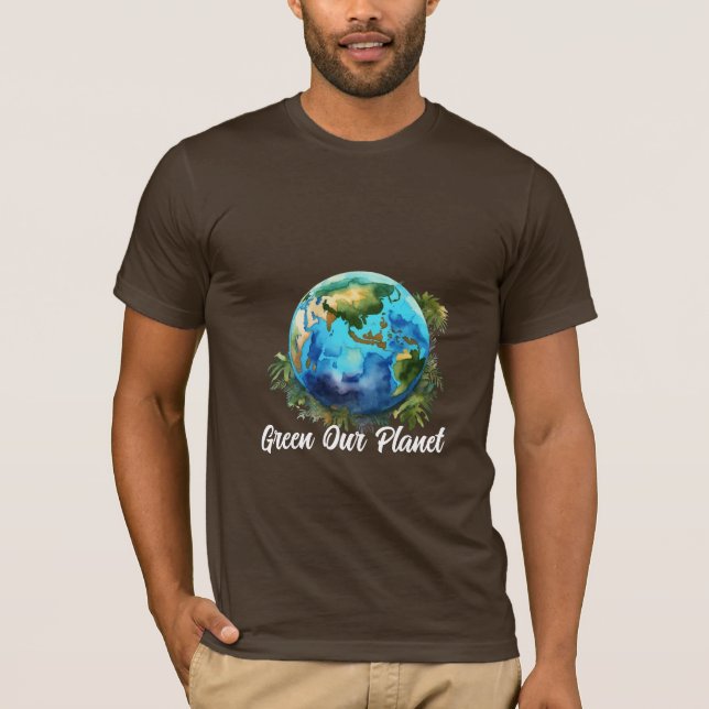 Green Our Planet T-Shirt (Frente)