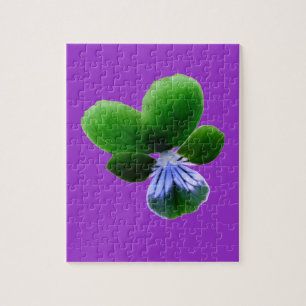 Green Pansy Quebra-cabeça