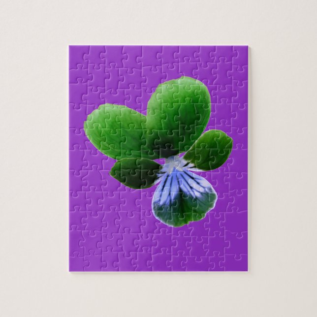 Green Pansy Quebra-cabeça (Vertical)
