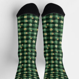 Green Plaid Gold Shamrocks St. Patrick's Day  