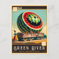 Green River, Utah | Cartão Postal Antigo
