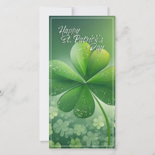 Green Shamrocks Feliz Rua. Dia de Patrick (7) c