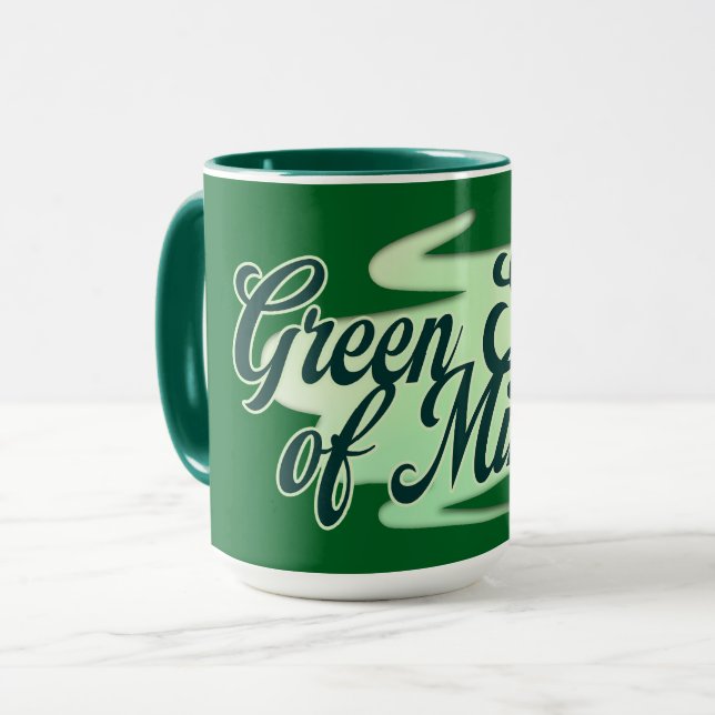 Green State of Mind St Patrick’s Day Shirt caneca (Frente Esquerda)