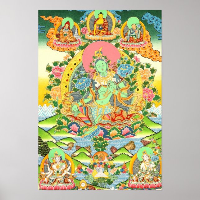 Green Tara Poster (Frente)