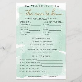 Green Watercolor, Dourado Conhece o Jogo da Mãe