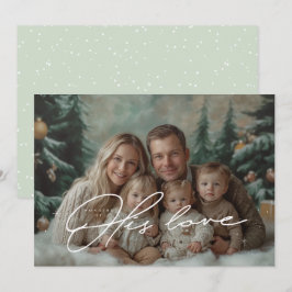 Green Wonders do seu cartão de Natal de amor