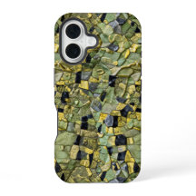 Green Yellow Alligator Crocodile Dragon Leather