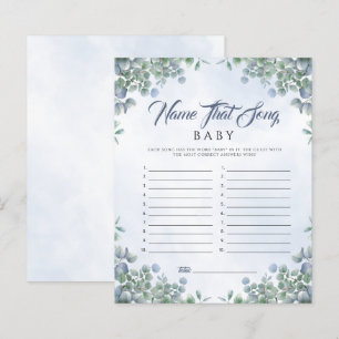 Greenerescer Blue Watercolor Nomeia Esse Jogo De B