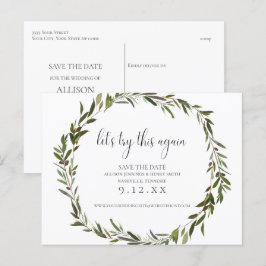 Greenerescing Wedding Alterar Anúncio de Data