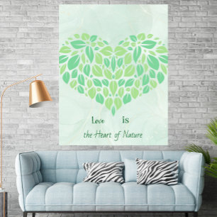 Greenery Botanical Leaves Aquarela Poster