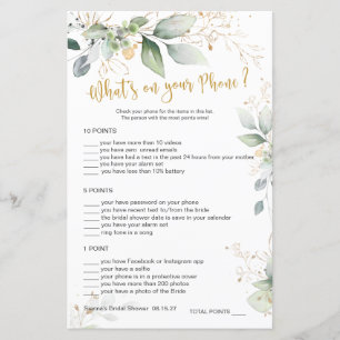 Greenery Bridal O que há no seu Phone/Word Scrambl